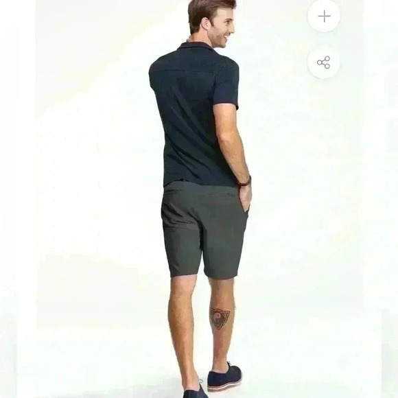 Swet Tailor Men’s The Everyday Chino Short Grey - Picture 2 of 10